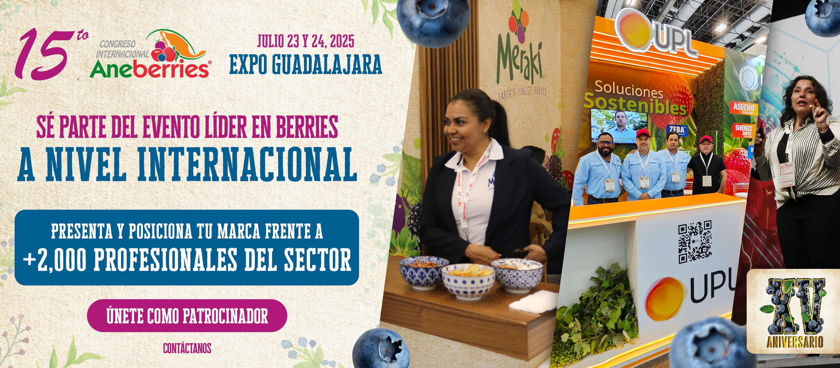 Congreso Aneberries Stands